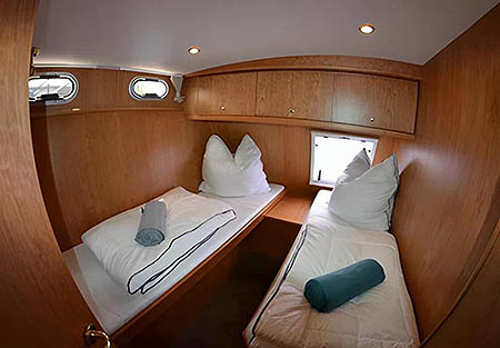 Doppelkajüte Achtern Backbord